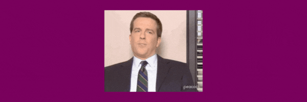 Gif of Ed Helms in The Office portraying Andy with text below him that says, "Nailed it!"