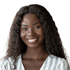 Photo of a smiling employee