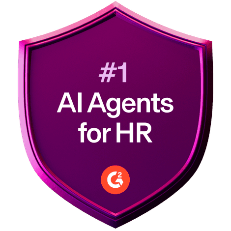 Award | G2 - #1 AI Agents for HR Award | G2 - #1 AI Agents for HR