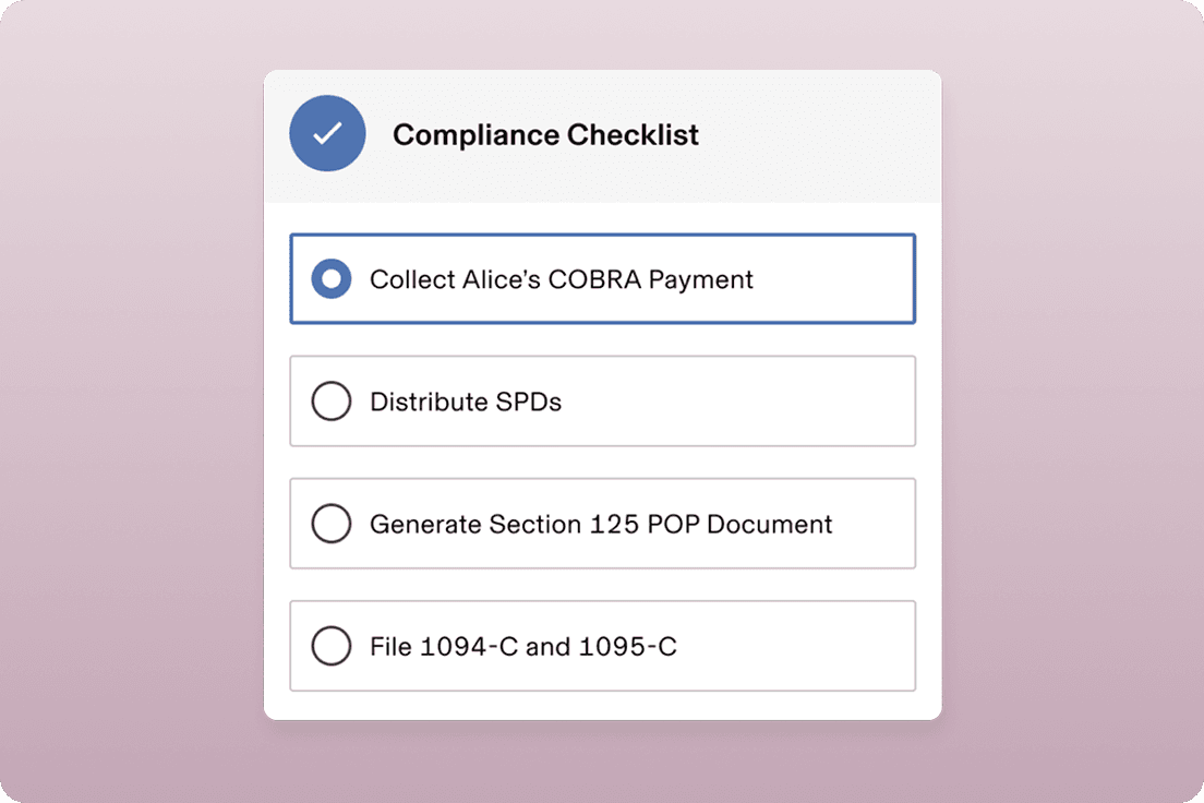 A screenshot of a compliance checklist in Rippling