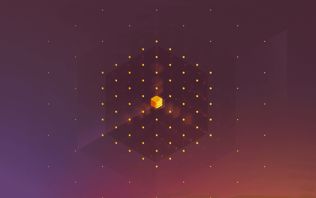 Abstract illustration of a cube